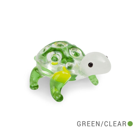 SLO the tortoise (in Tynies Collector's Frame) Miniature glass figurines 